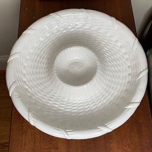 BIA Cordon Bleu "Chip And Dip" White Porcelain platter